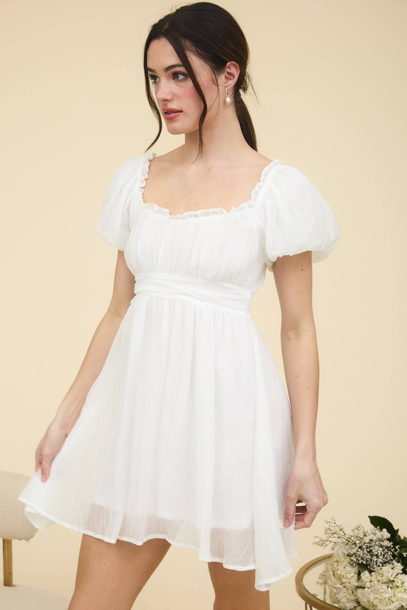 La Belle Lace Up Dress
