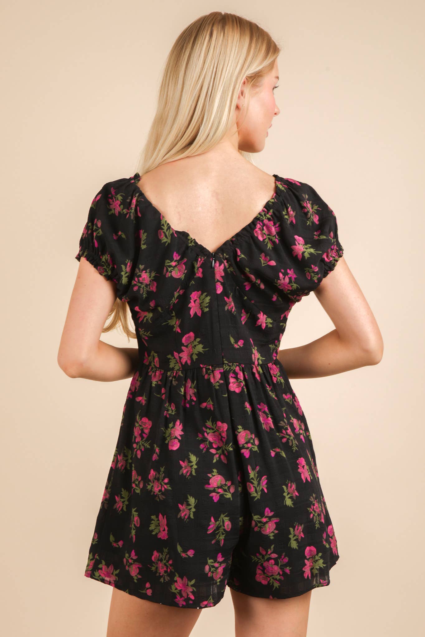 Blackberry Blossom Romper