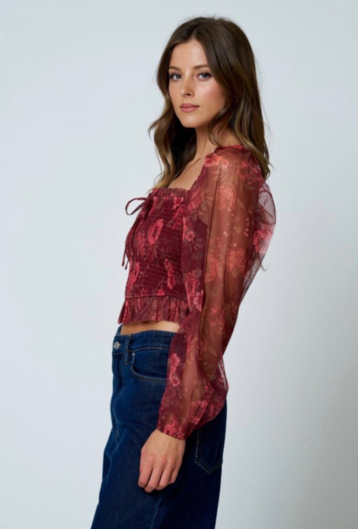 Crimson & Clover Top