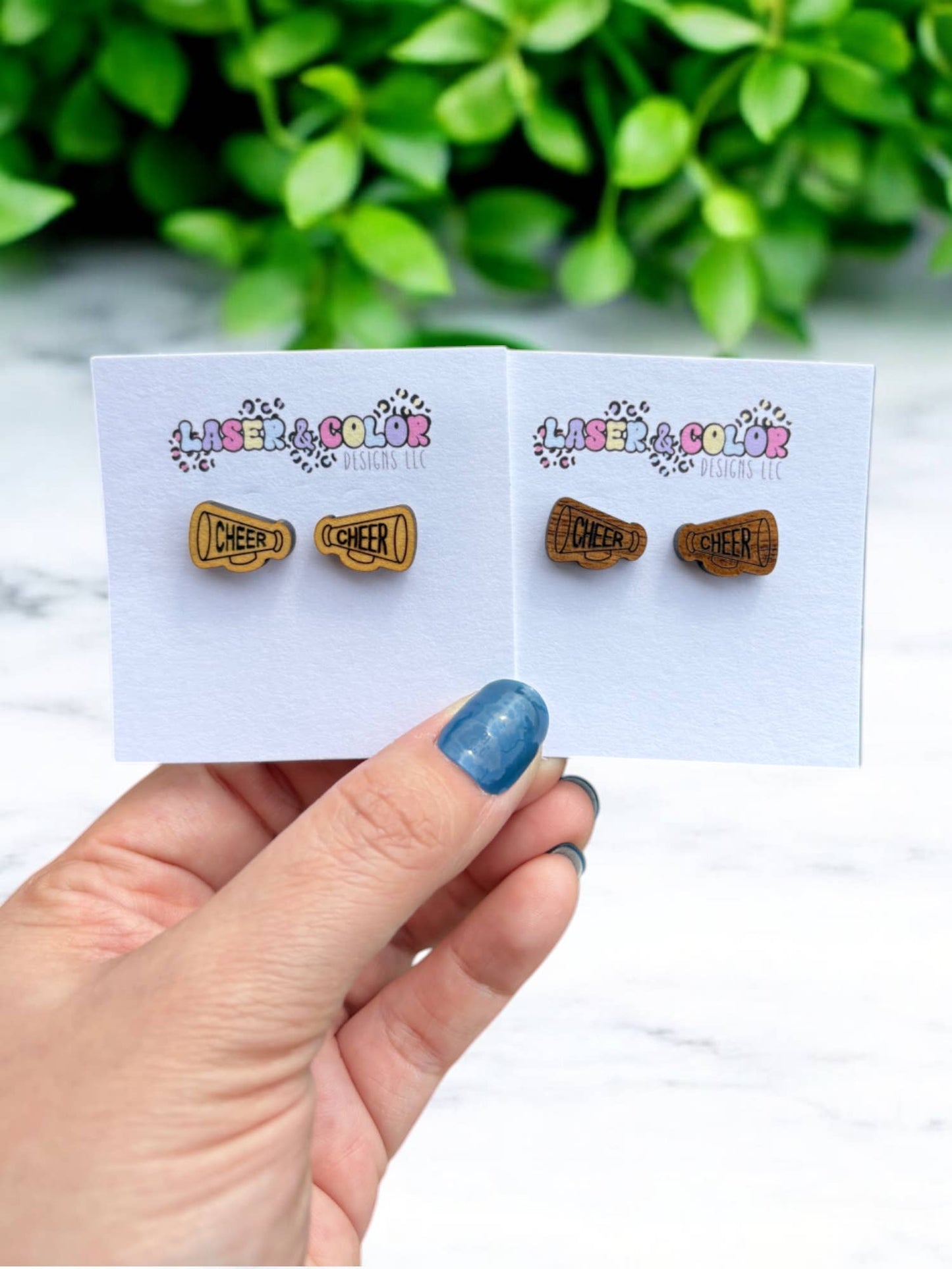 Cheer Megaphone Studs