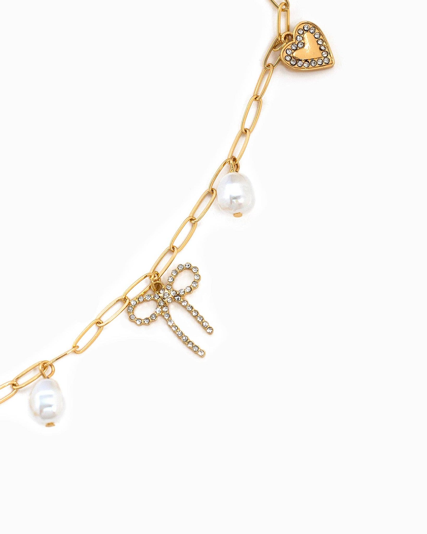 Ever After Charm Necklace: Silver