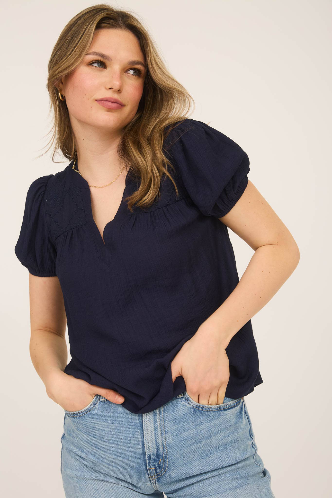 Bluebird Lace Blouse