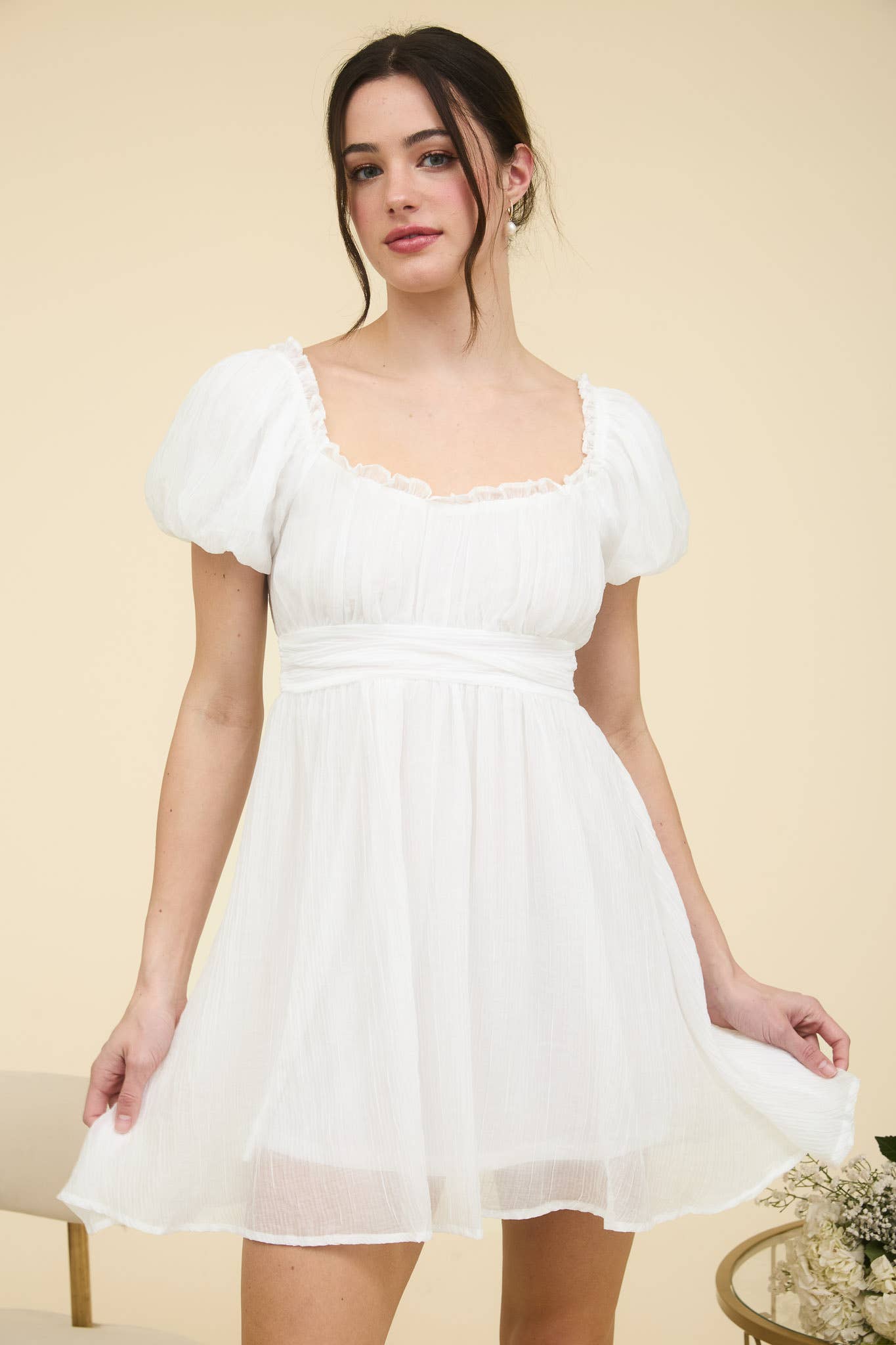 La Belle Lace Up Dress
