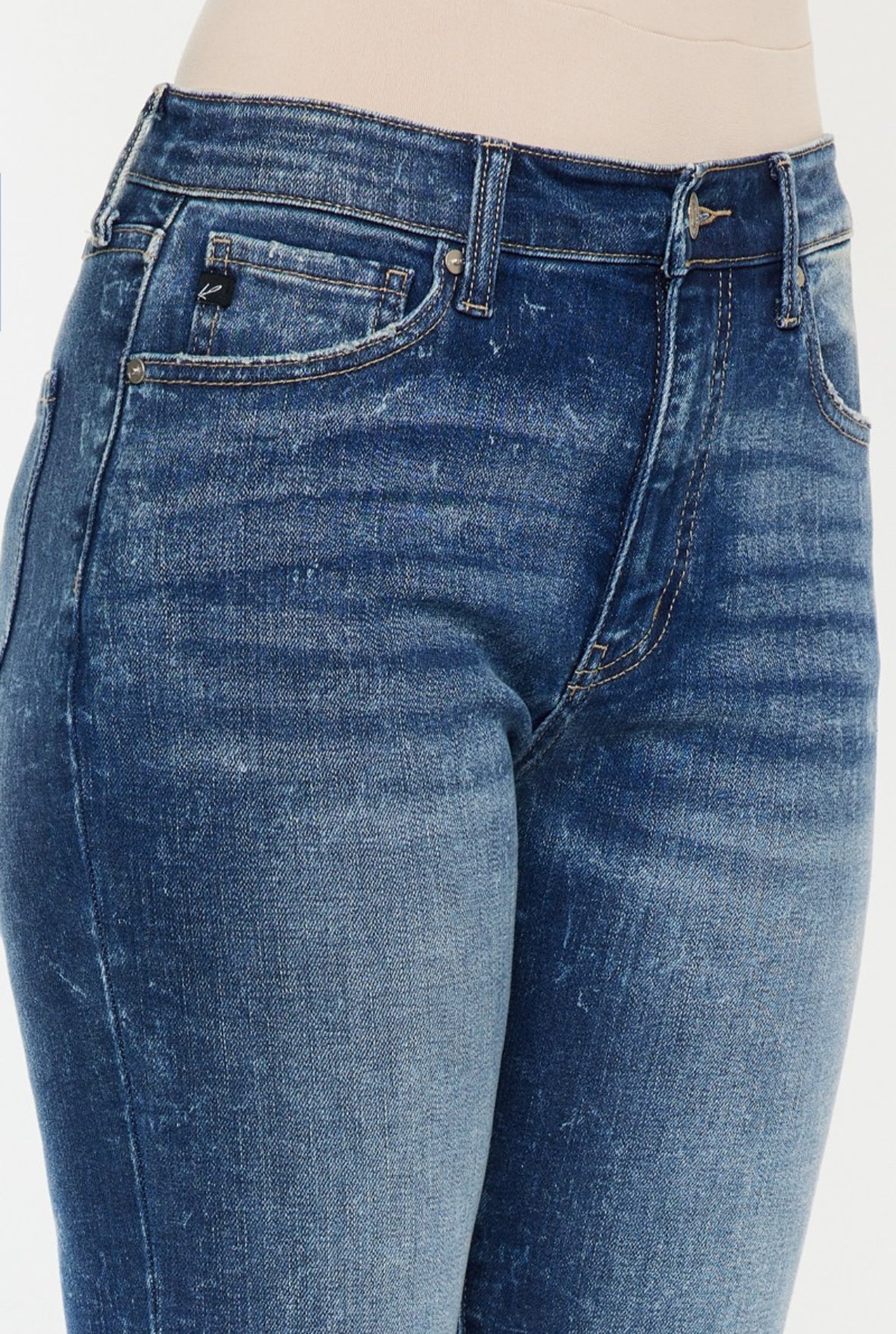 High Rise Cigarette Kan Can Jeans
