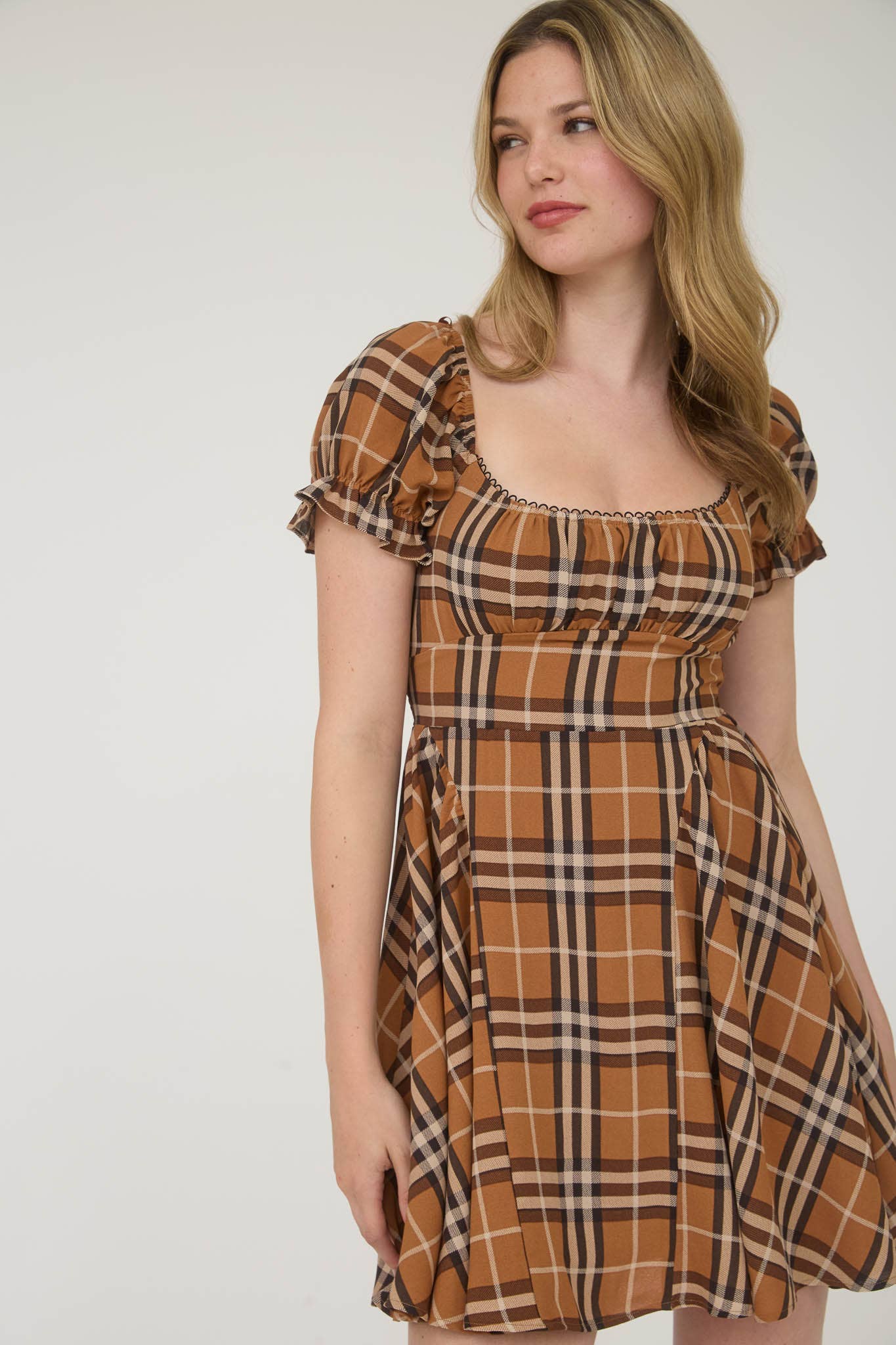 Hayride Plaid Dress
