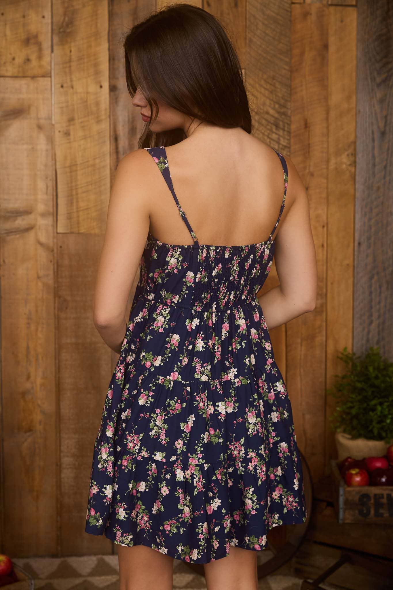 Starry Petal Sun Dress