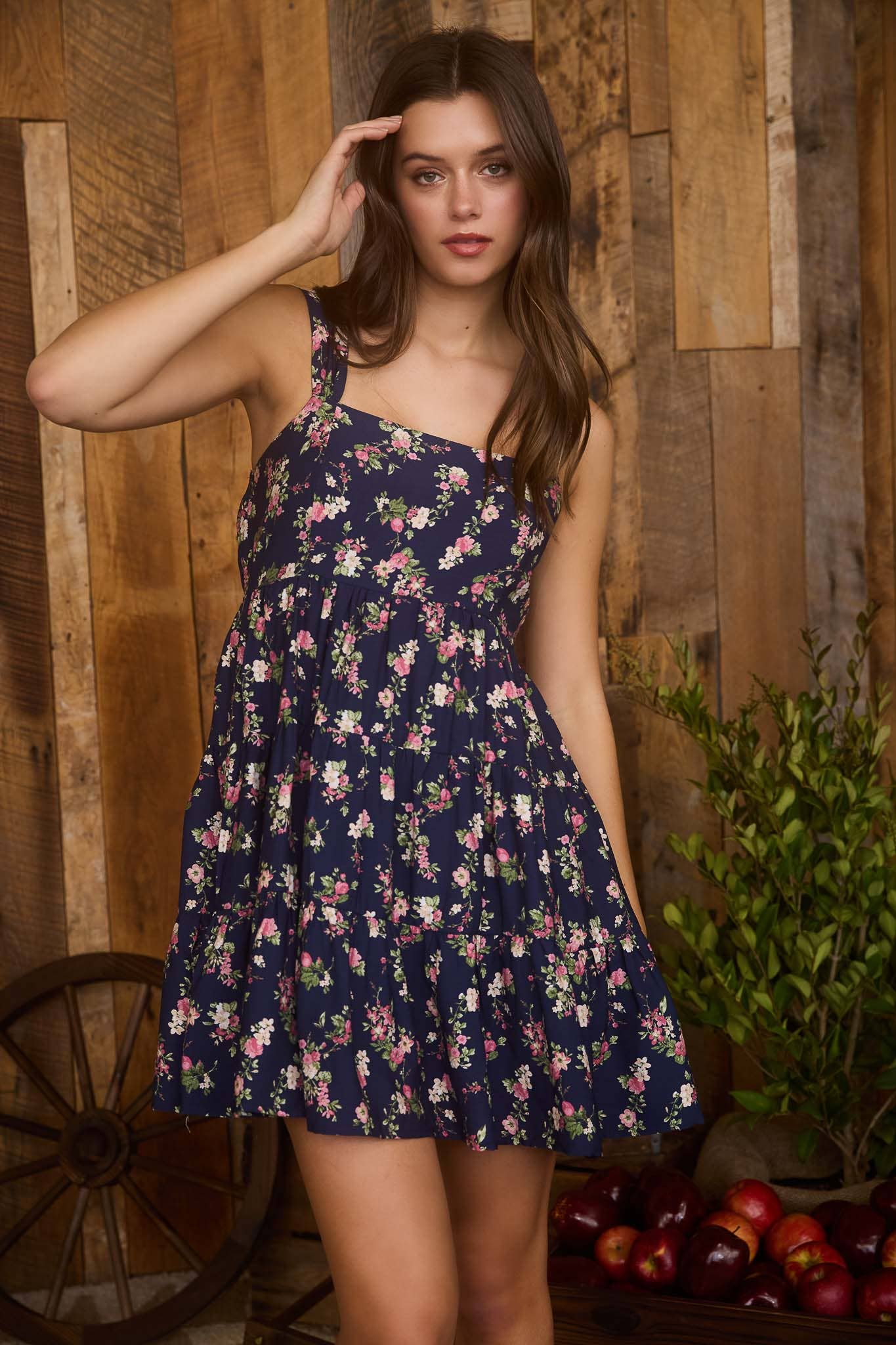 Starry Petal Sun Dress