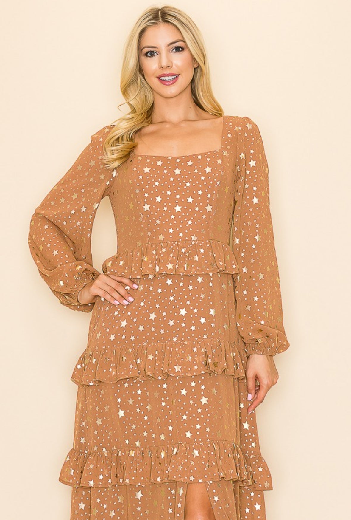 Golden Star Maxi Dress
