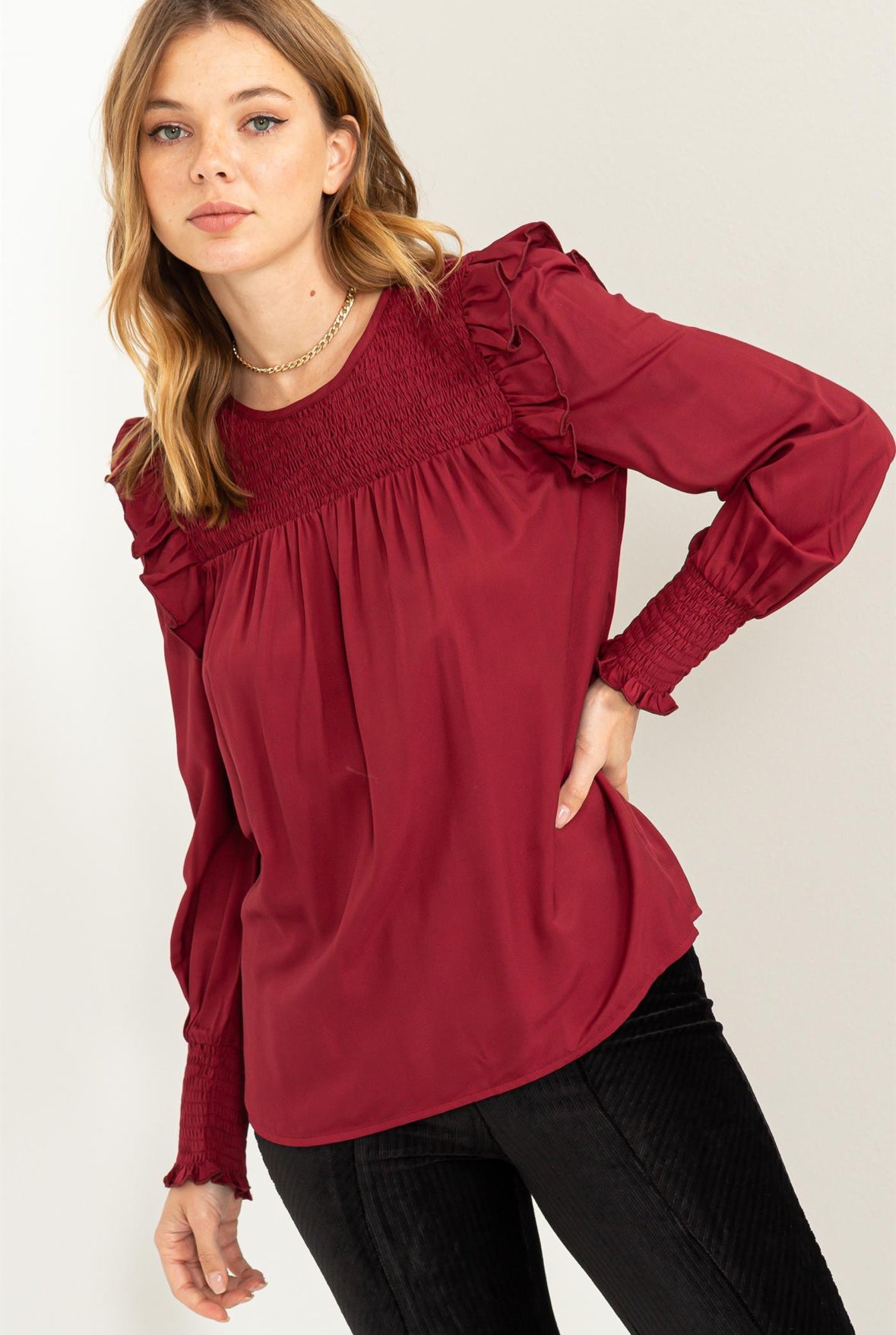Remember Me Long Sleeve Blouse
