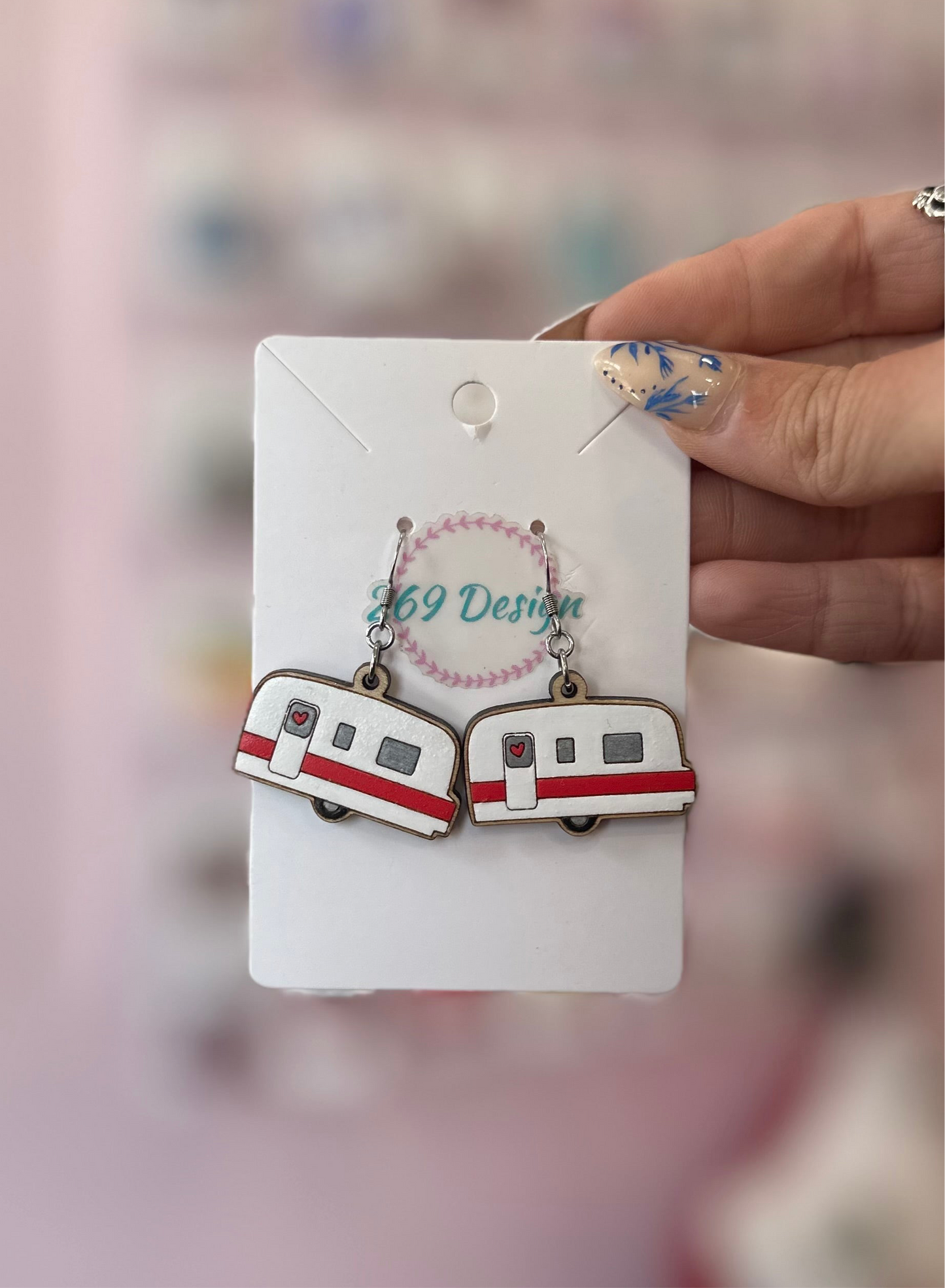 Charlie Vintage Camper Earrings