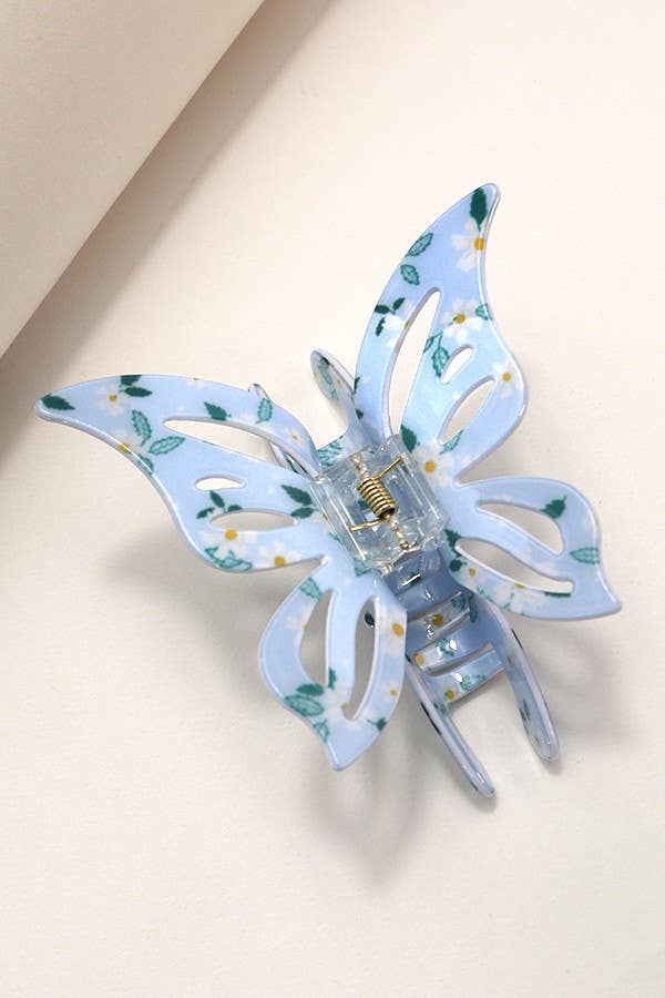 Jumbo Butterfly Bloom Claw Clip