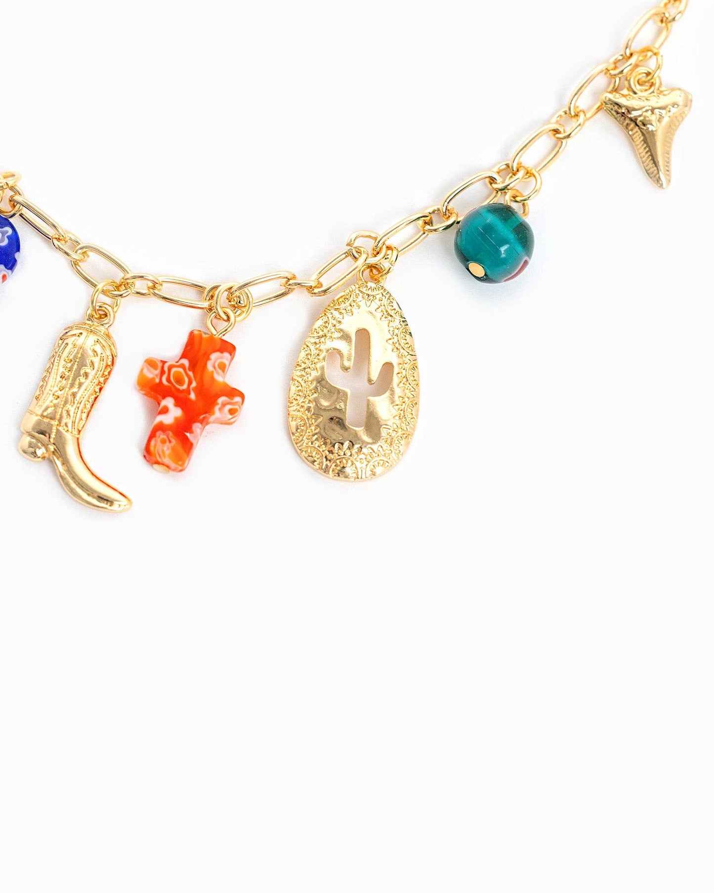 Cowgirl Confetti Charm Necklace