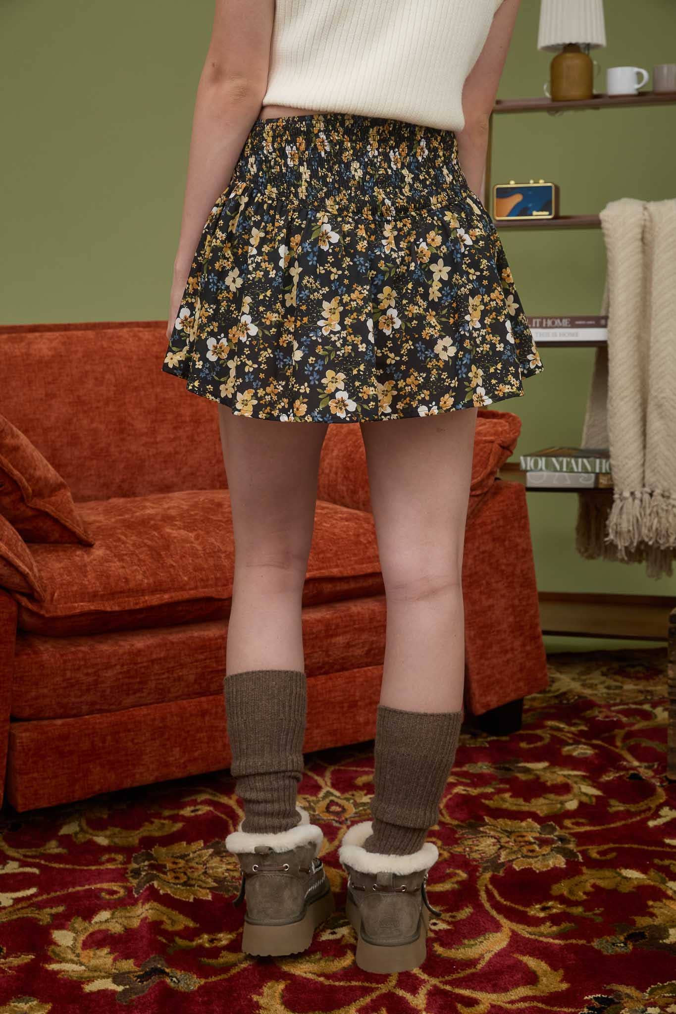 Midnight Garden Skort