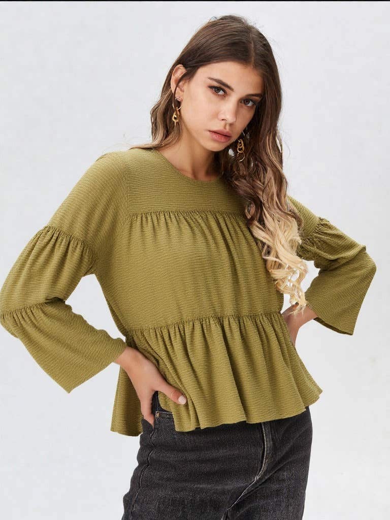 Layered Leaves Blouse