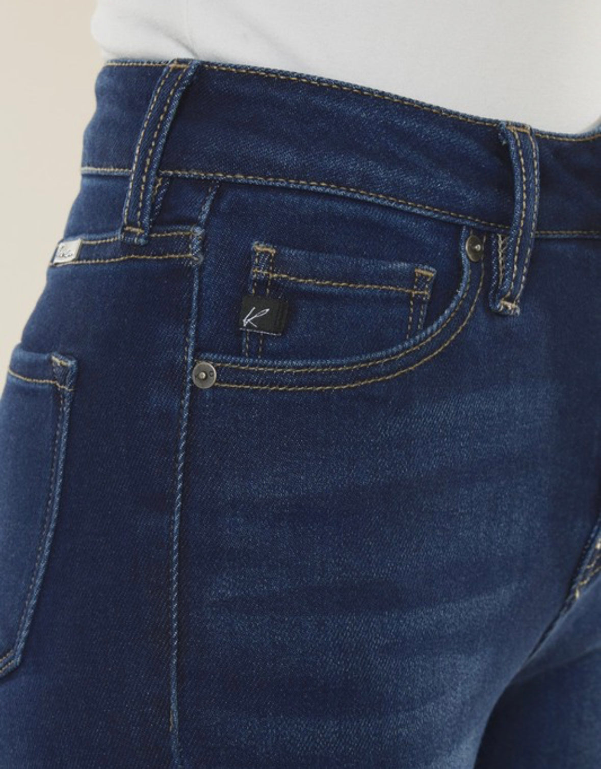 High Rise Kan Can Flare Jeans