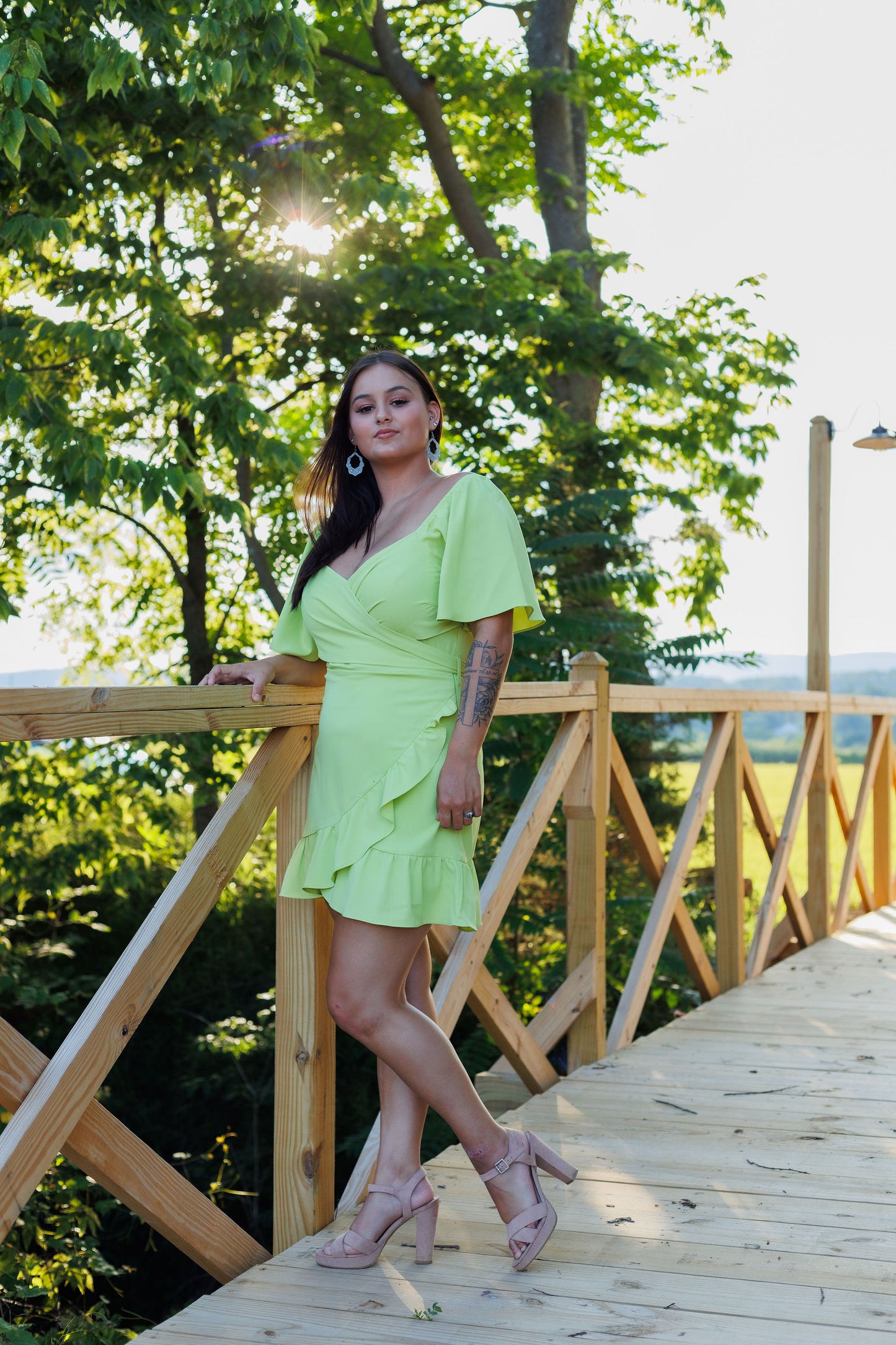 Neon Star Dress