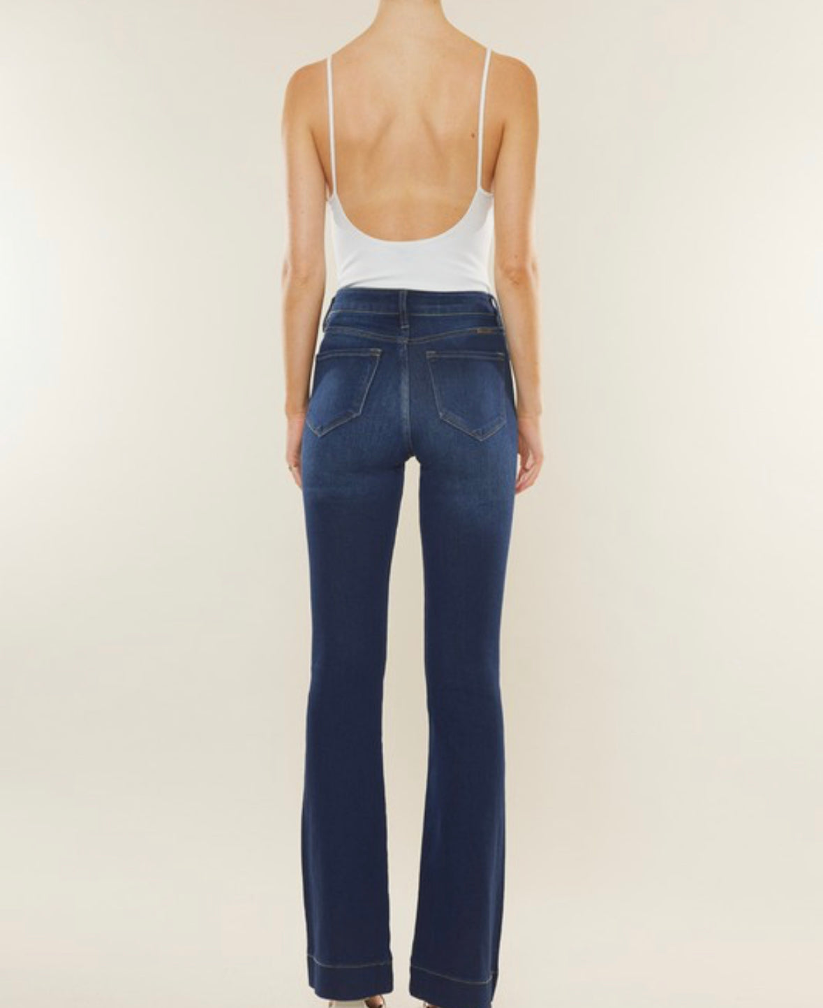 High Rise Kan Can Flare Jeans
