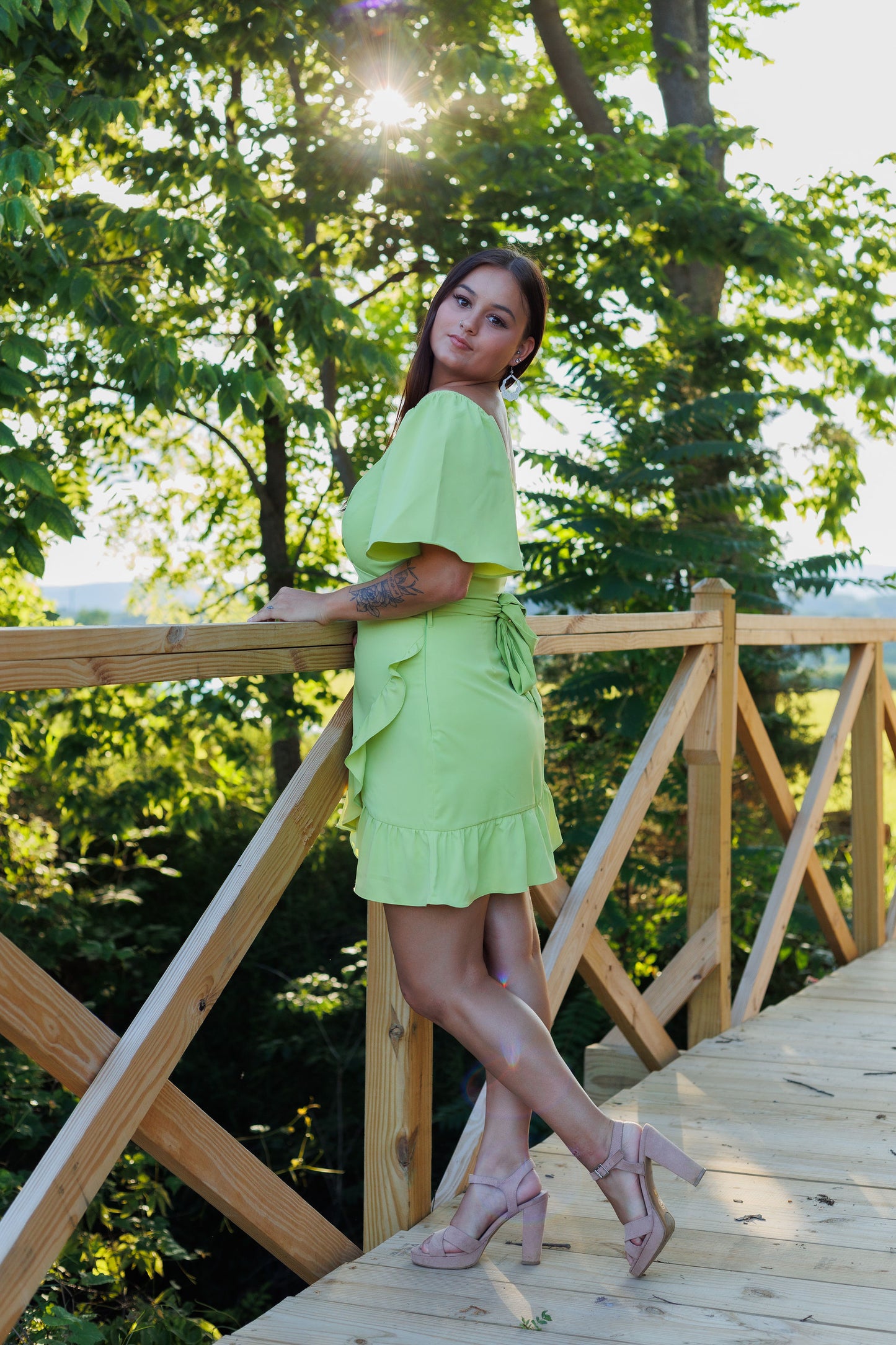 Neon Star Dress