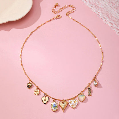 Floral Charm Necklace