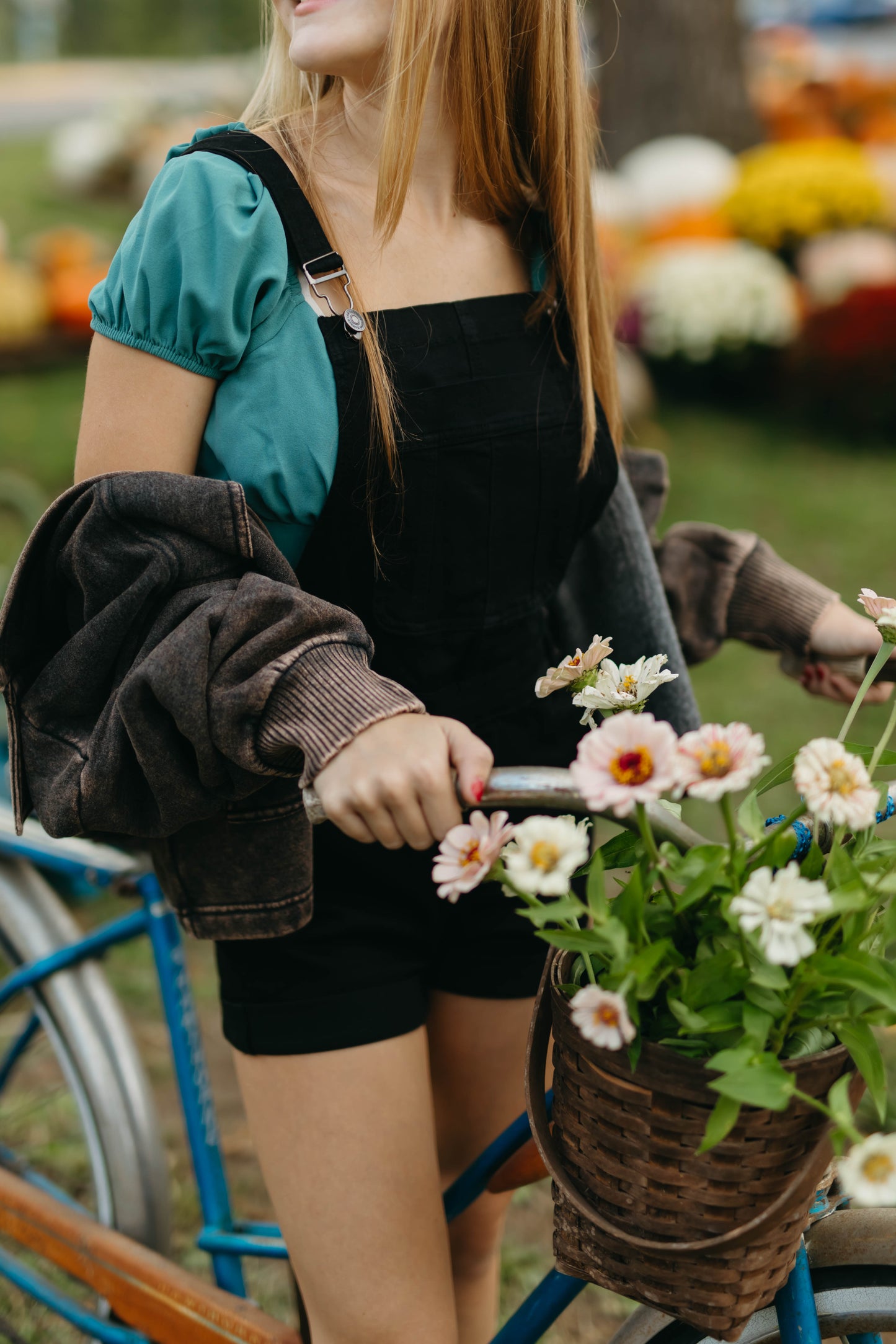 Black Kan Can Short Overalls