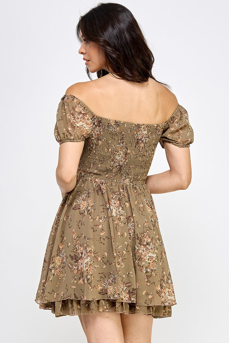 Olive Enchantment Dress