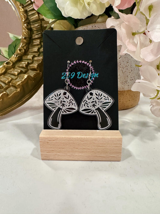 Engraved Dangle Earrings