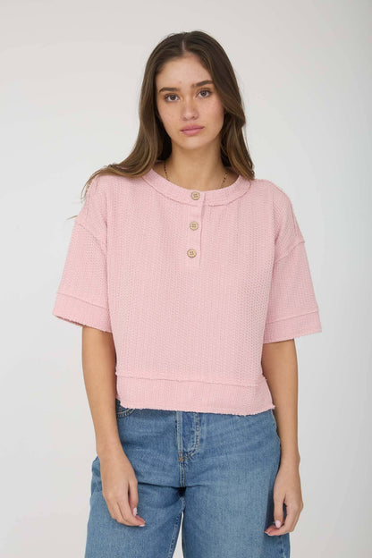 Blush Basics Henley
