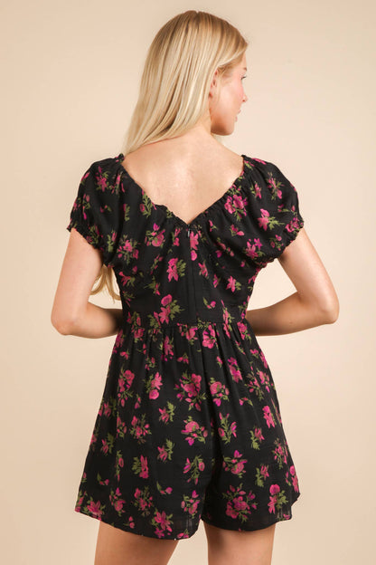 Blackberry Blossom Romper