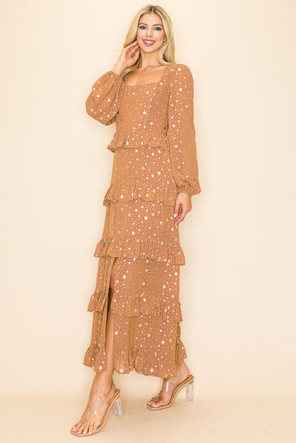 Golden Star Maxi Dress