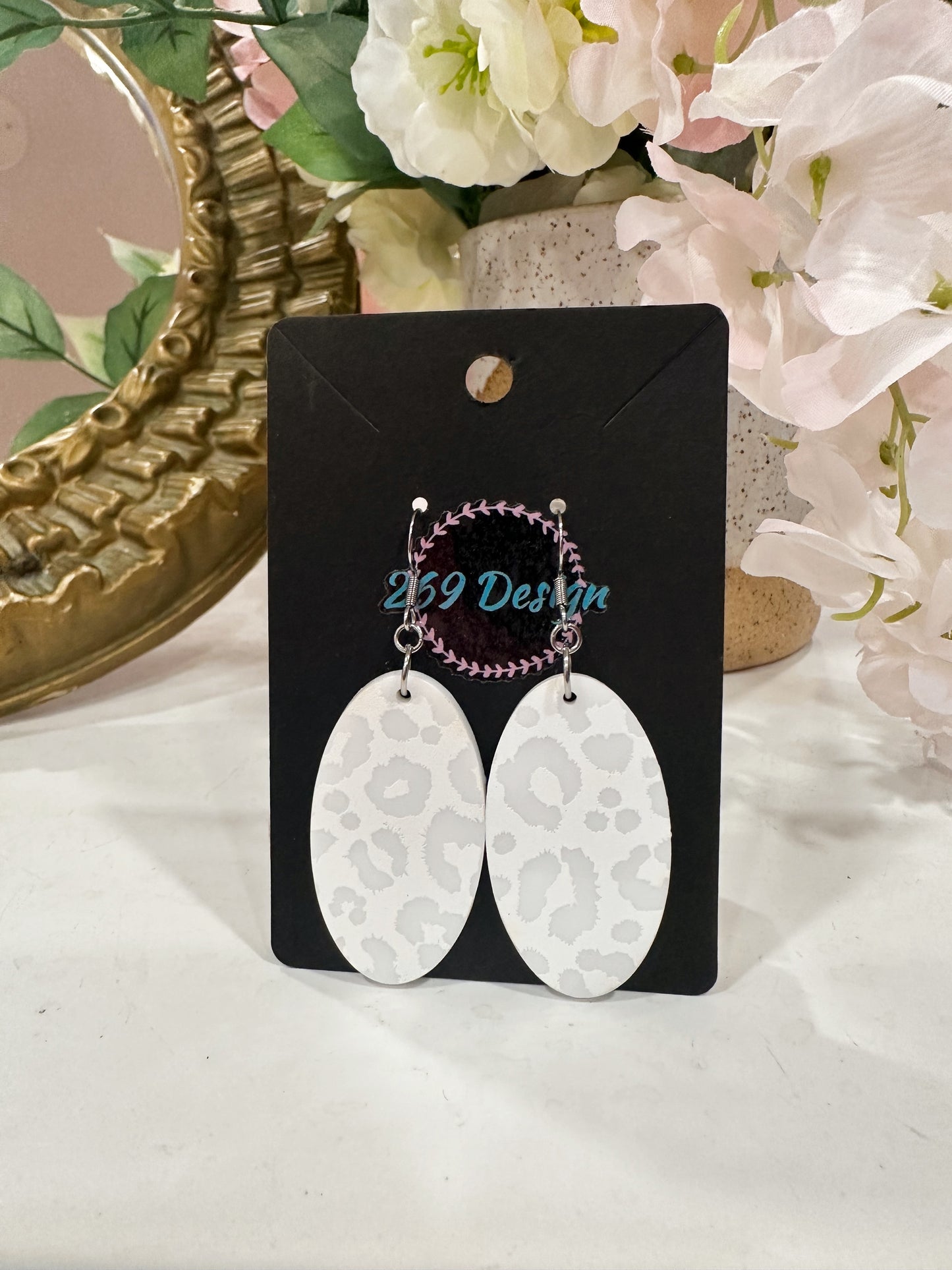 Oval Dangle Earrings