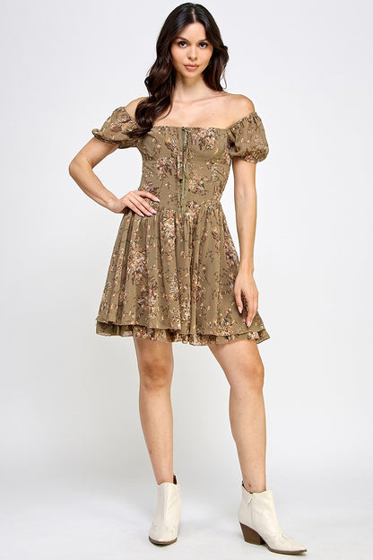 Olive Enchantment Dress