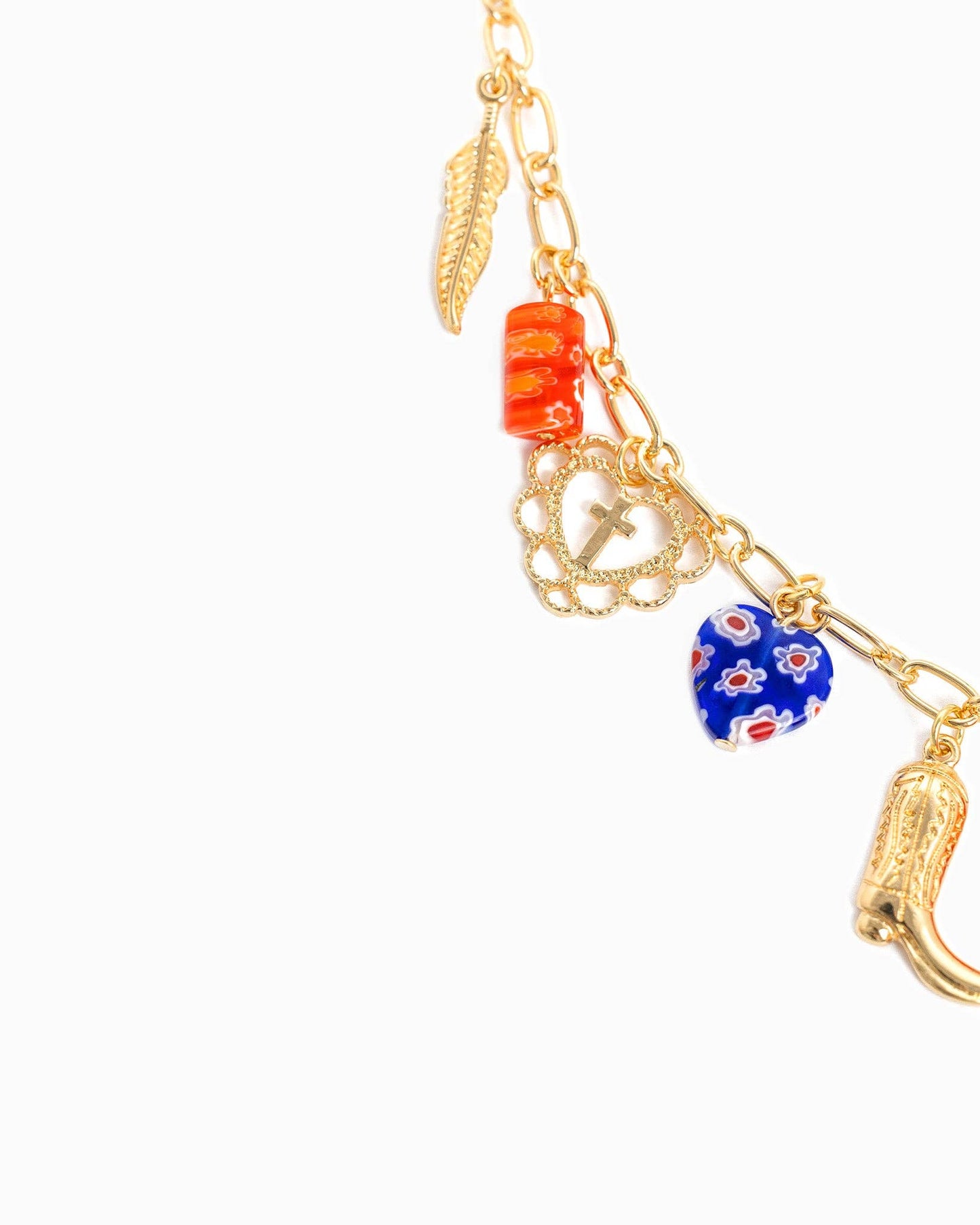 Cowgirl Confetti Charm Necklace