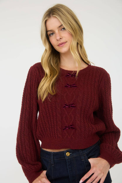 Crimson Kiss Sweater