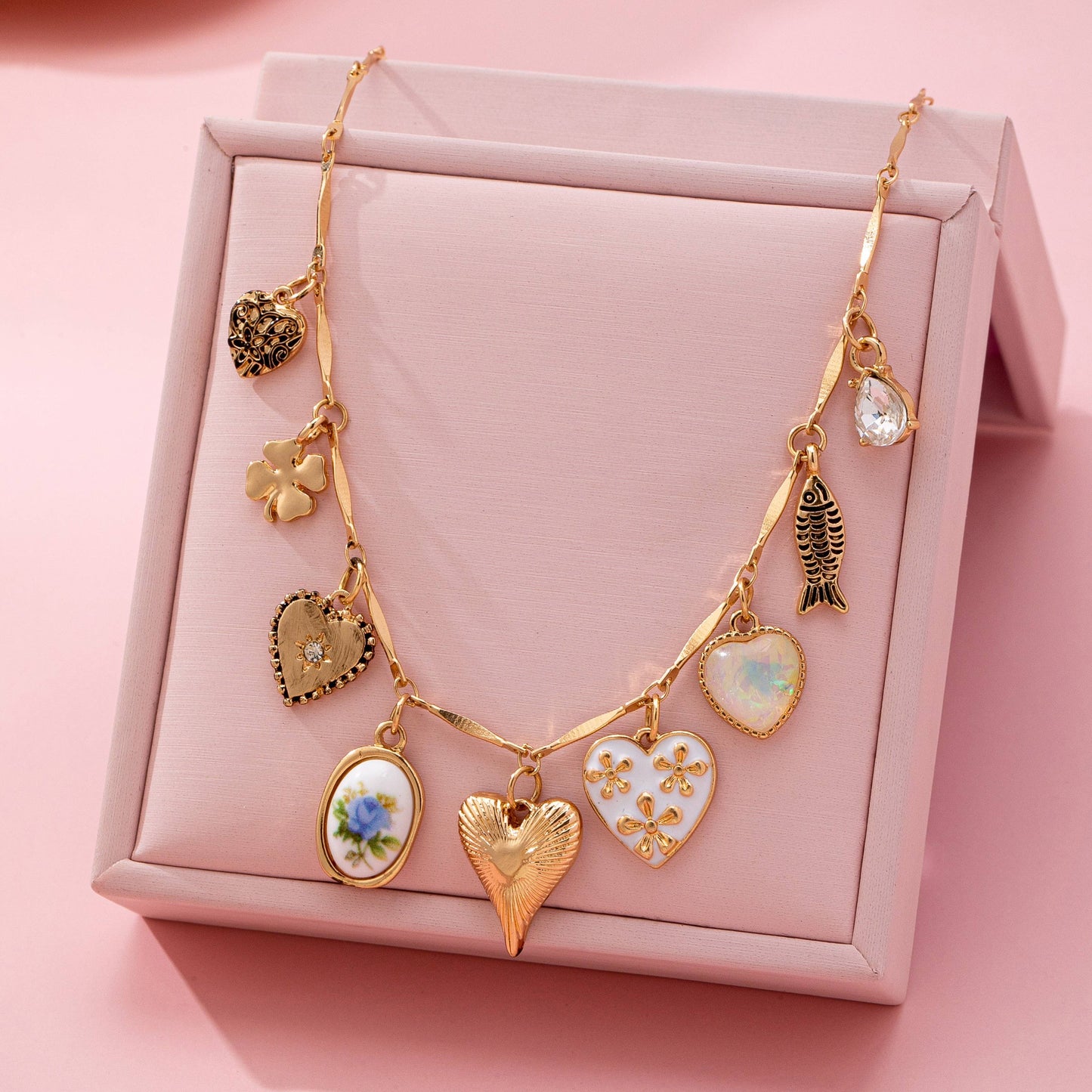 Floral Charm Necklace