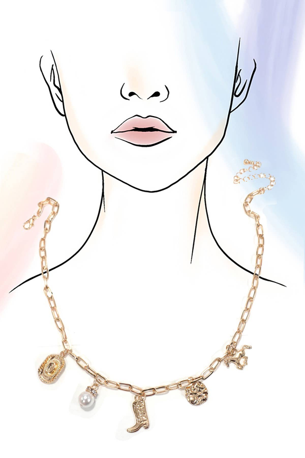 Cowboy Charm Necklace