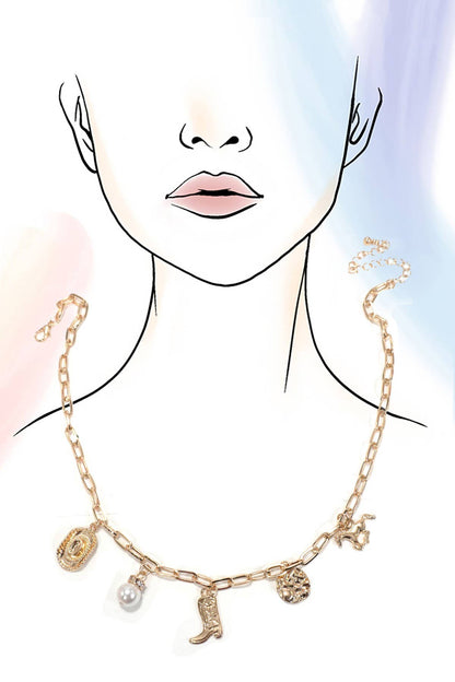Cowboy Charm Necklace