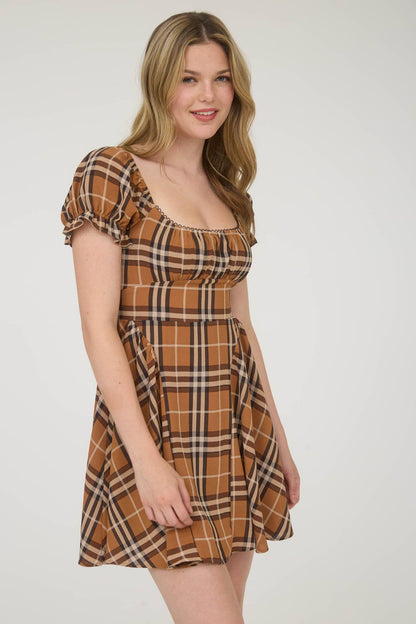 Hayride Plaid Dress