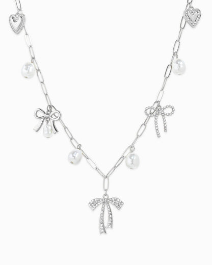 Ever After Charm Necklace: Silver