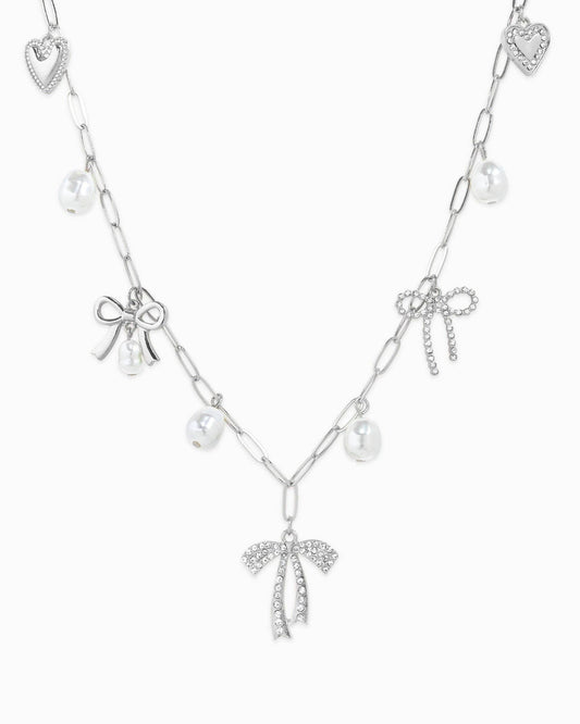 Ever After Charm Necklace: Silver