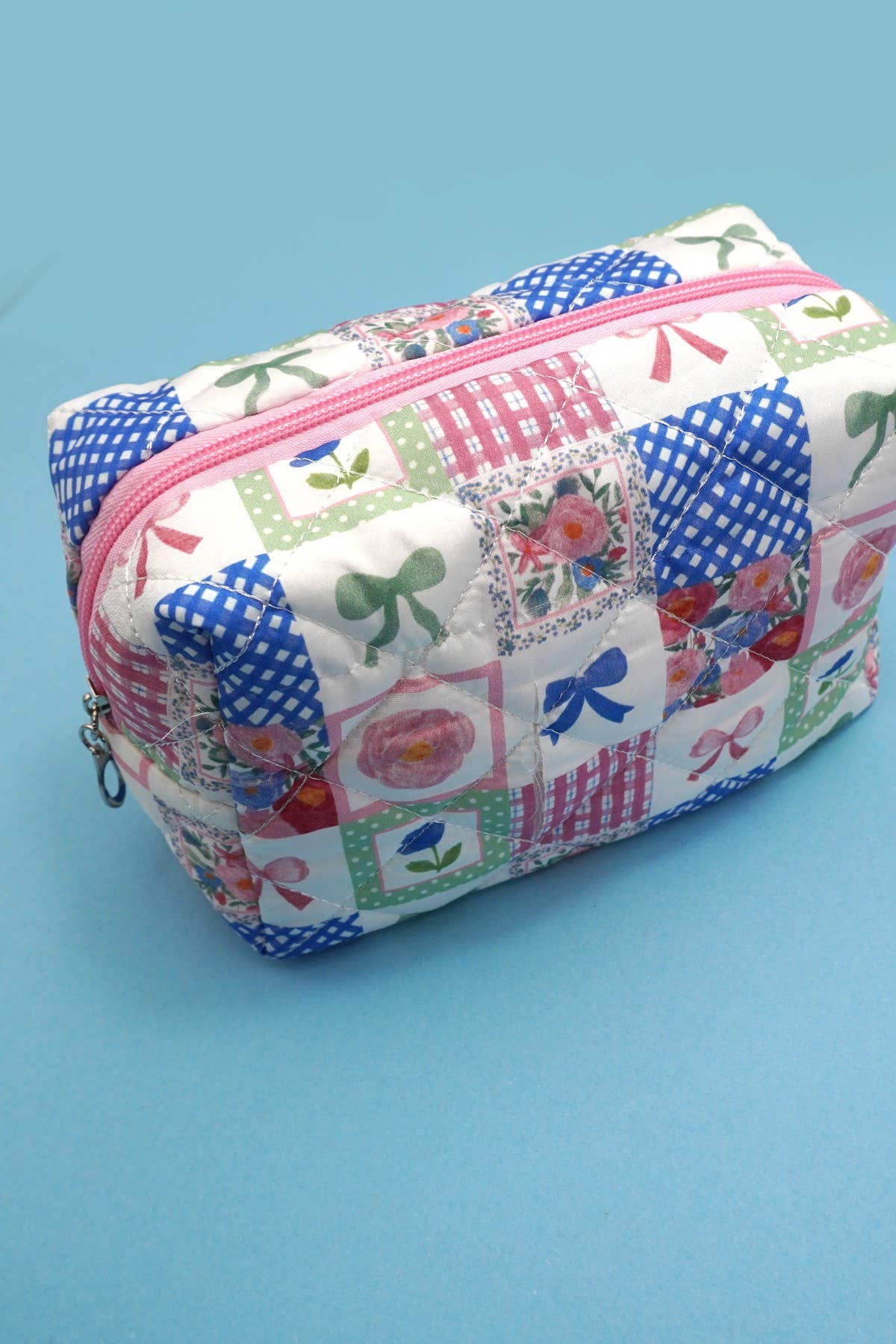 Quilted Cosmetic Bag