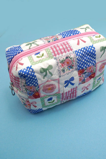 Quilted Cosmetic Bag