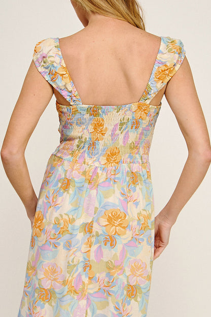 Sunset Petals Midi