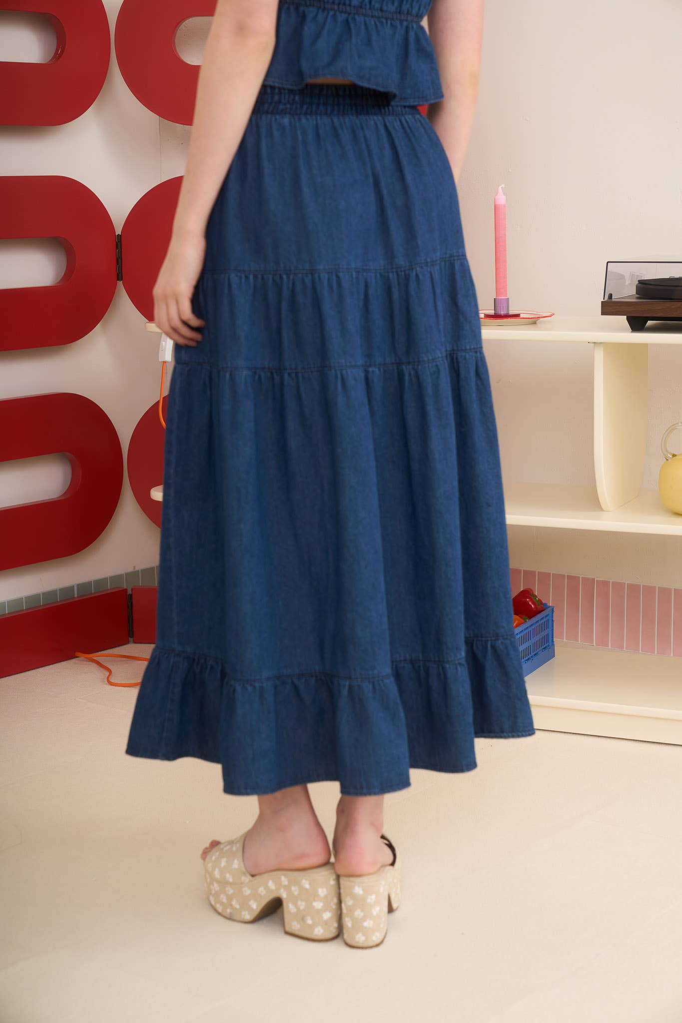 Boot Scootin’ Blues Skirt
