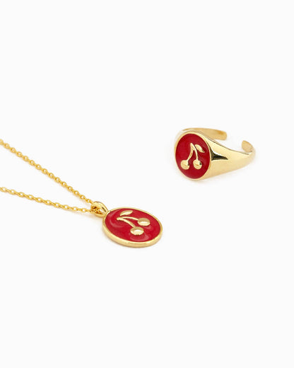 Cherry on Top Charm Necklace