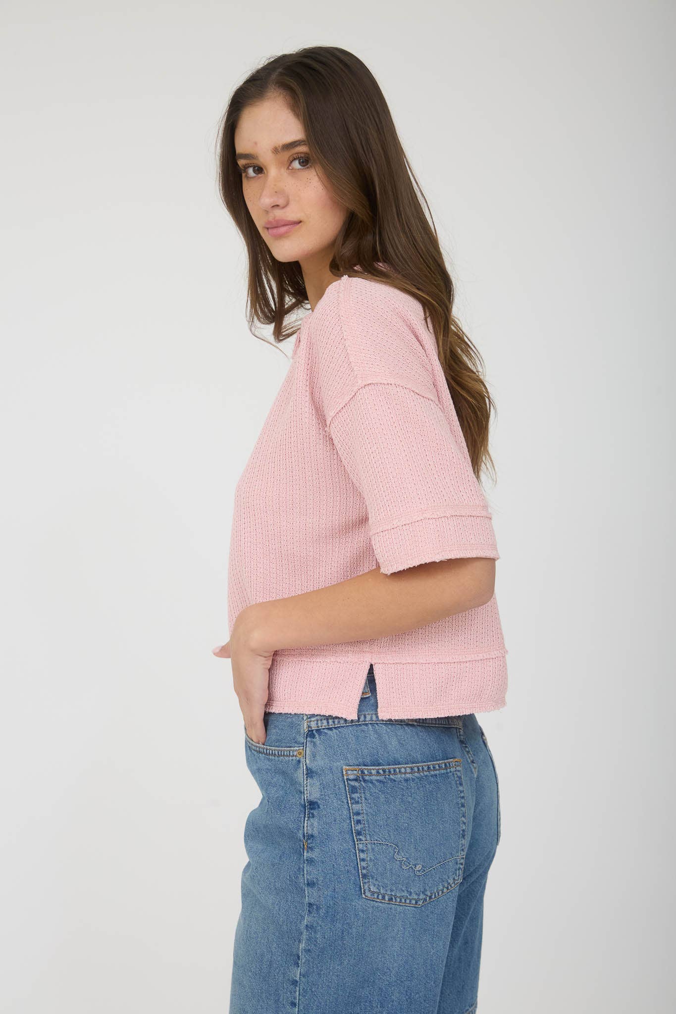 Blush Basics Henley