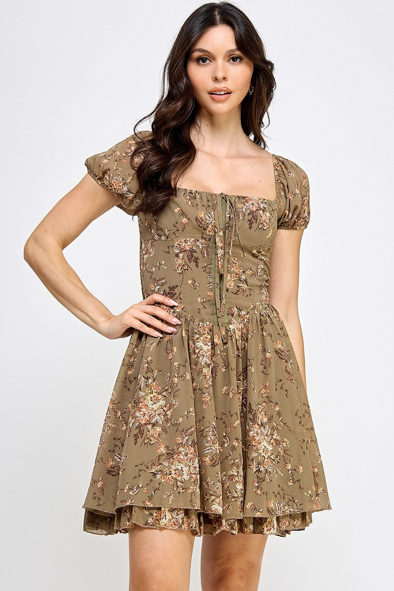 Olive Enchantment Dress