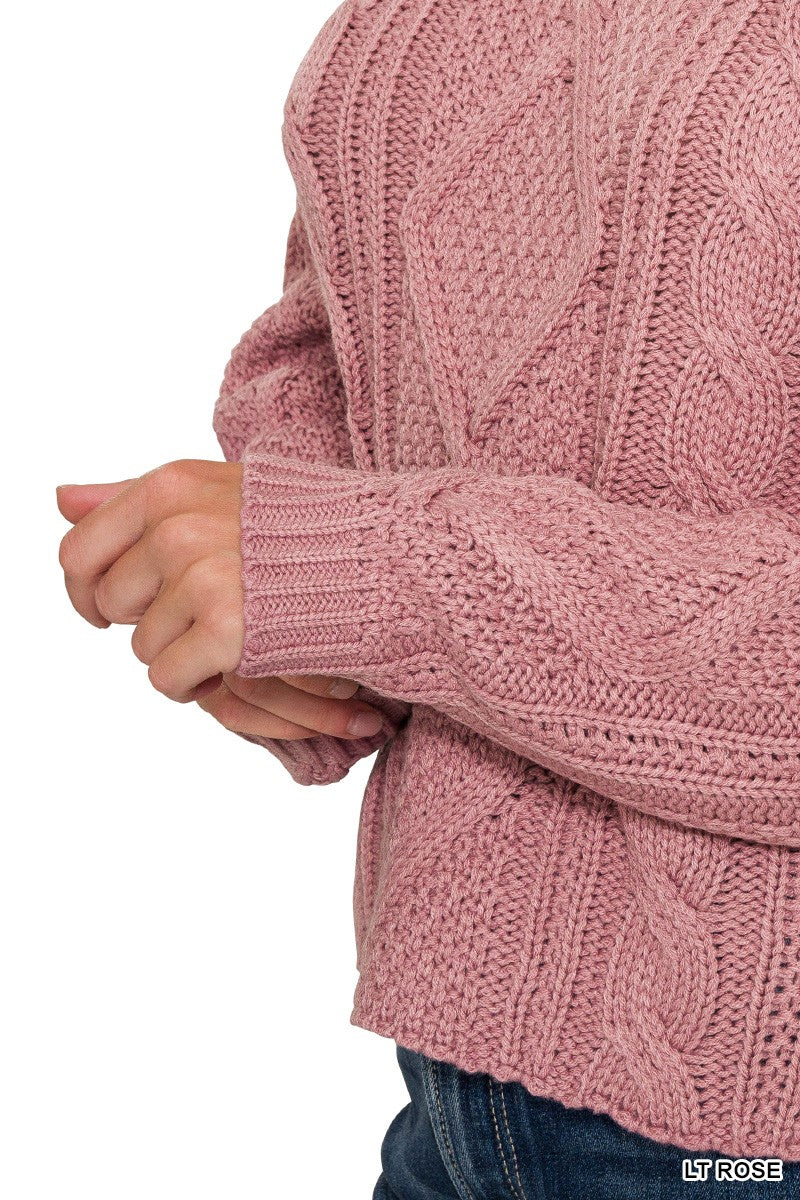 Cuddle Up Cable Sweater