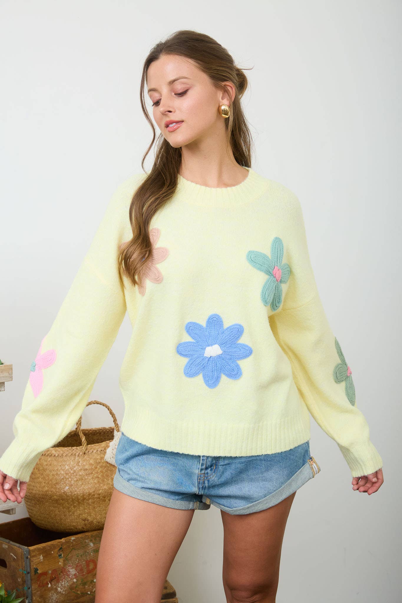 Sunny Side Floral Knit