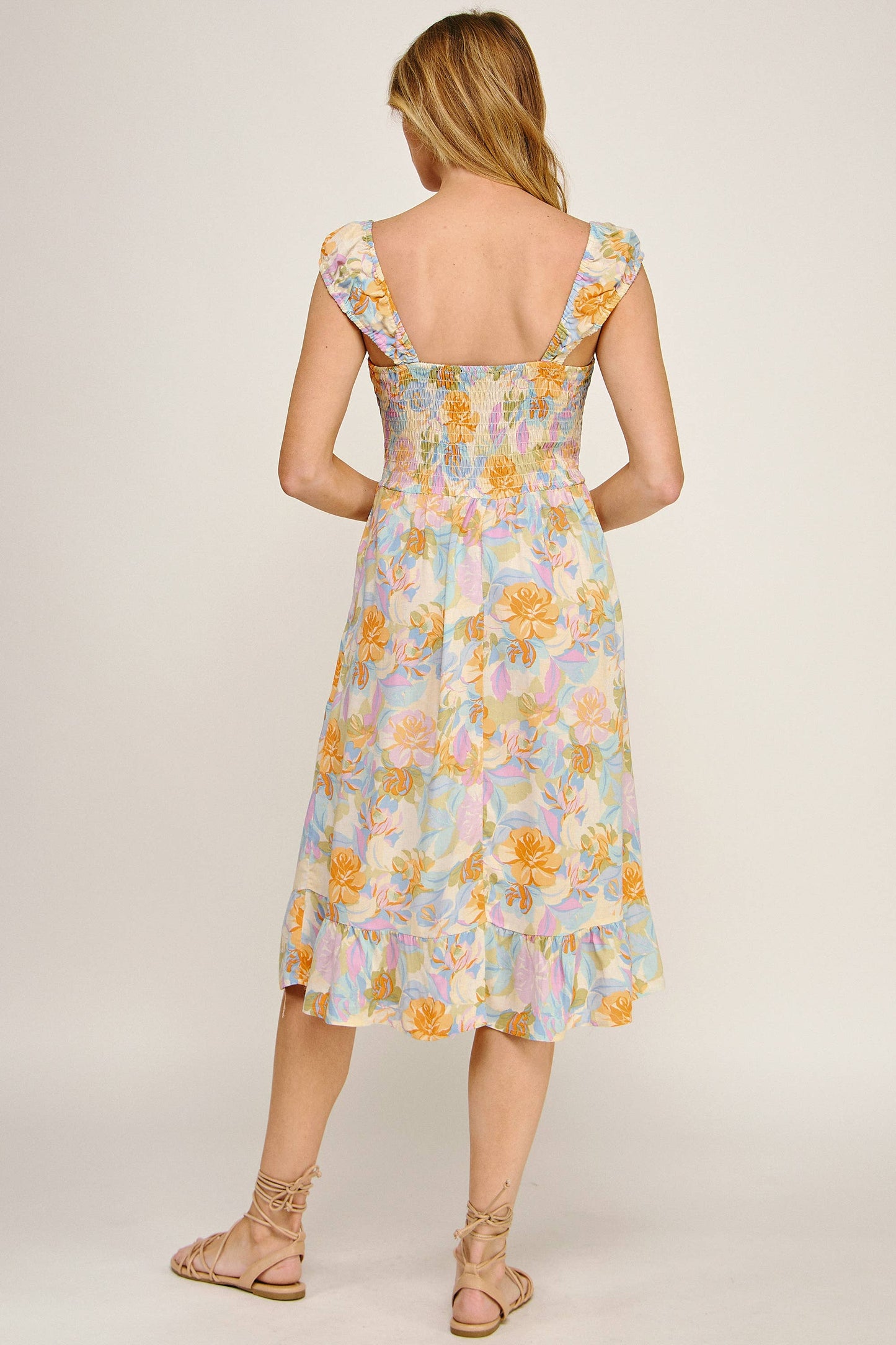 Sunset Petals Midi