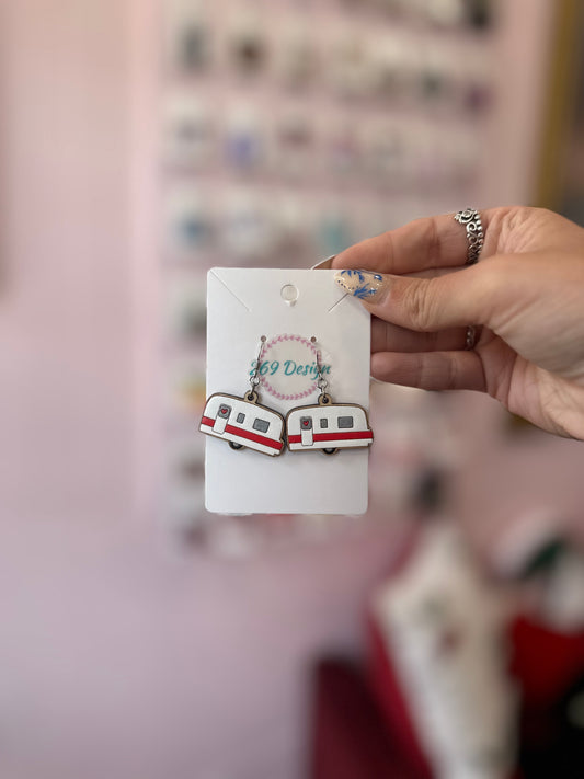 Charlie Vintage Camper Earrings
